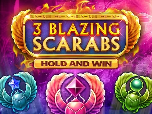 3 Blazing Scarabs Hold and Win game thumbnail